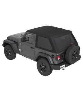 CAPOTAGE TREKTOP NX Black Twill Jeep Wrangler JL 2 portes de 2018 &+ 56862-17