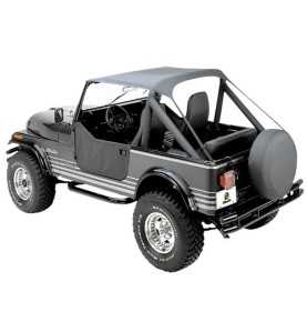 Bâche Bikini Gris Jeep CJ & Jeep Wrangler YJ Bestop 52508-09