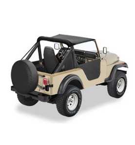 Bâche Bikini bestop Noir ''Traditional'' Jeep CJ5 76-83 52507-01