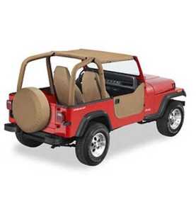 Bâche Bikini ''Strapless'' Bestop pour Jeep Wrangler YJ de 1992 à 1995 52519-37