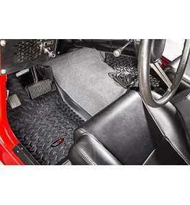 Tapis avant caoutchouc Rugged Ridge pour Jeep CJ CJ5 CJ7 & Jeep Wrangler YJ de 1972 à 1996. 12920.21