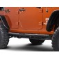 Marche pied tube 3" brillant Jeep Wrangler JK 4P