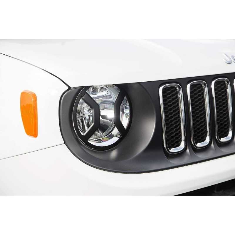 Protège phares noir Jeep Renegade 15-18