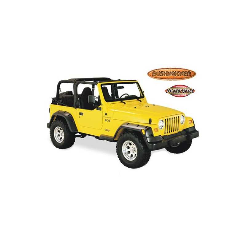 Kit extensions ailes 15,5cm Bushwacker Jeep Wrangler TJ