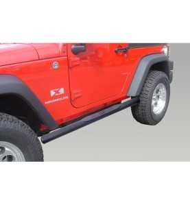 Marche pied Noir Jeep Wrangler JK 3 portes 07-18