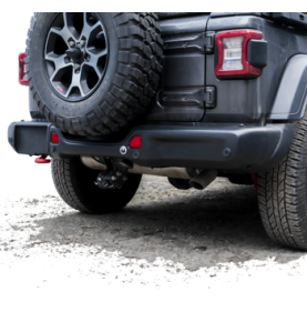 10TH Pare-chocs arrière aluminium Jeep Wrangler JL & Hybride 4XE. JLRBS015AL