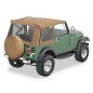 Capotage Supertop Marron Jeep CJ7 & Wrangler YJ 76-95