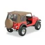 Bâche Capotage Supertop Marron Spice pour Jeep CJ7 76-86 & Jeep Wrangler YJ 87-95. 51599-37