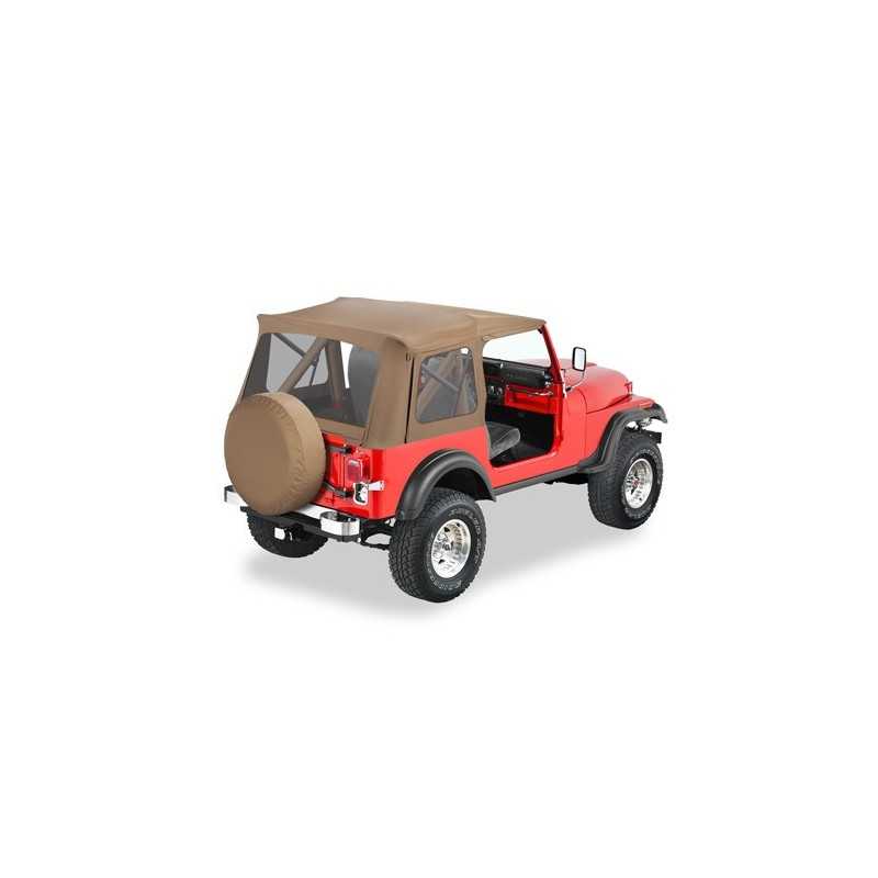 Capotage Supertop Marron Jeep CJ7 & Wrangler YJ 76-95