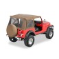 Capotage Supertop Marron Jeep CJ7 & Wrangler YJ 76-95