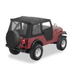 Capotage Supertop Black Denim Jeep CJ5 76-83