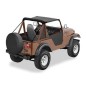 Bâche Bikini ''Traditional'' Jeep CJ5 55-75