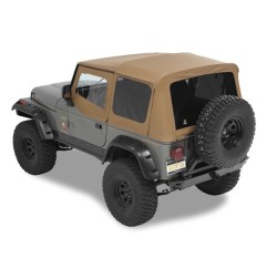 Bâche Capotage Supertop NX Marron Spice pour Jeep Wrangler YJ de 1987 à 1995. 54601-37