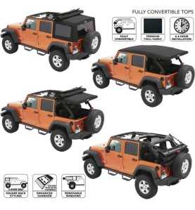 Capotage Supertop Ultra 4p bestop Jeep Wrangler JK 07-18