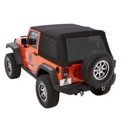 Bâche Capotage Trektop NX Glide Bestop Jeep Wrangler JK 2 portes de 2007 à 2018. 54922-35