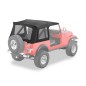 Bâche soft-top rechange Jeep CJ 76-86 | Wrangler YJ 87-95