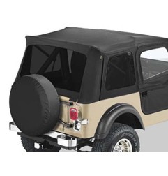 Fenêtres teintées bâche Supertop Jeep CJ 76-86 / YJ 87-95