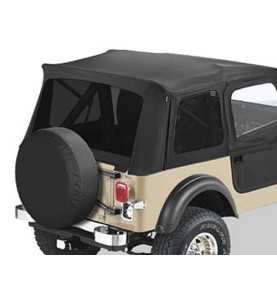 Fenêtres teintées bâche Supertop Jeep CJ 76-86 / YJ 87-95