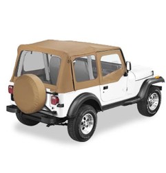 Bâche soft-top de rechange jeep Wrangler YJ 88-95