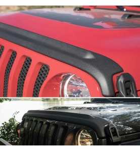 Déflecteur de capot Bushwacker Jeep Wrangler JL / Jeep Wrangler hybride 4xe & Jeep Gladiator. 14093