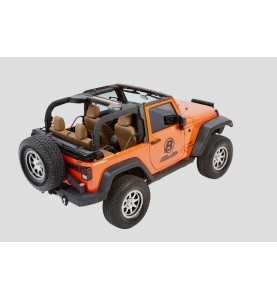 Bâche Capotage Trektop NX Glide Bestop Jeep Wrangler JK 2 portes de 2007 à 2018. 54922-35