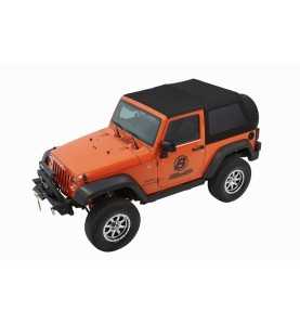 Bâche Capotage Trektop NX Glide Bestop Jeep Wrangler JK 2 portes de 2007 à 2018. 54922-35