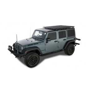 Kit galerie de toit plateforme Pioneer Rhino-rack Jeep Wrangler JK. JA7697