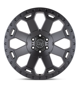 Jante alu 18x9" Black Rhino Jeep Wrangler JK JL 4xe Gladiator 1890WAR-25127G71