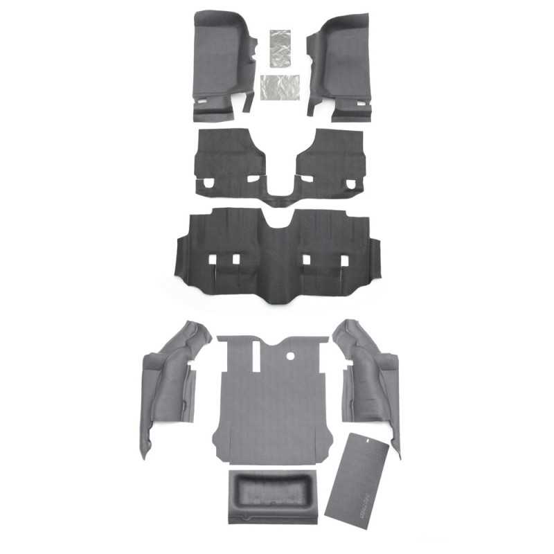 Kit de moquettes BedTred Jeep Wrangler JKU 11-18 4 portes