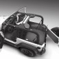 Kit de moquettes BedTred Jeep Wrangler JK 07-10 2 portes