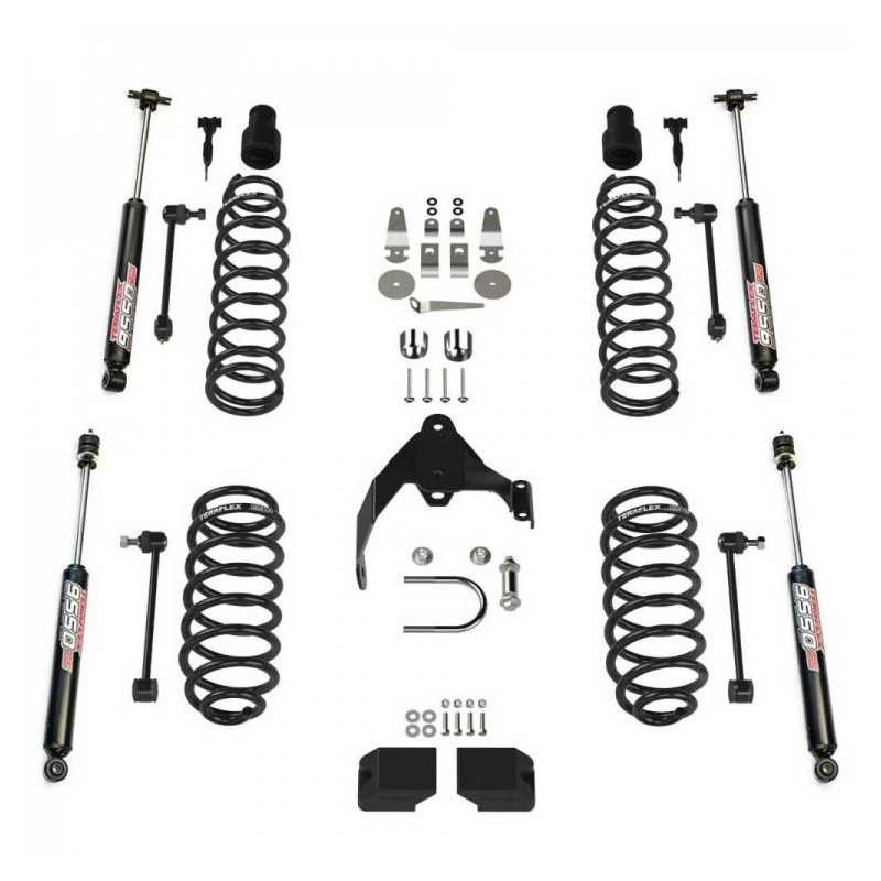 Kit suspension TeraFlex 3" amortisseurs Jeep Wrangler JK