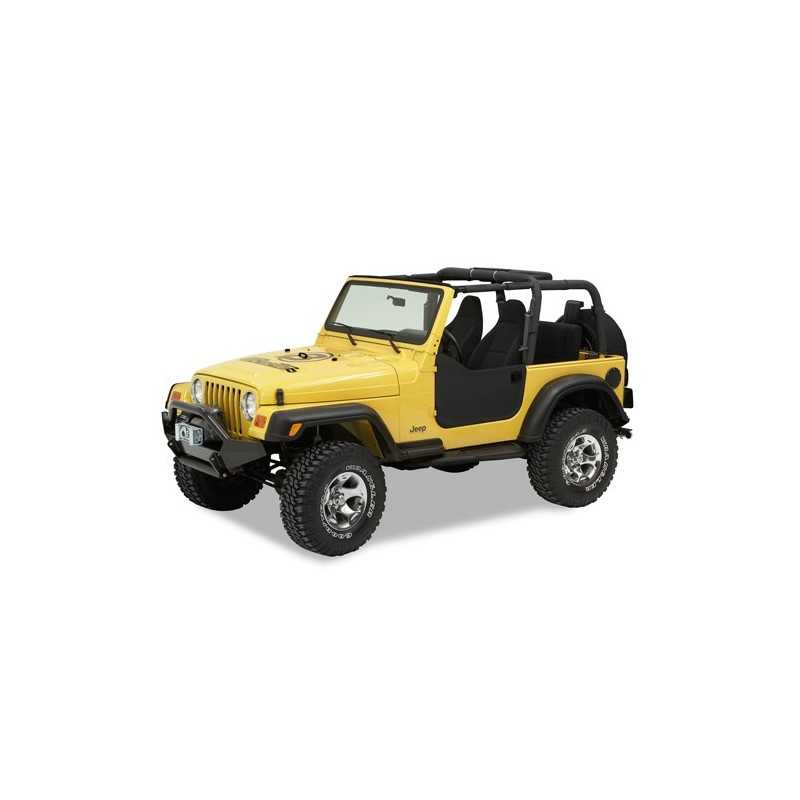 Demi-portes Black Denim BESTOP Jeep Wrangler TJ