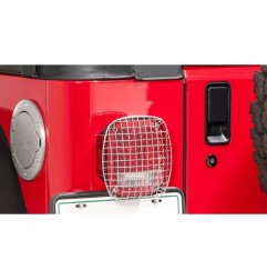 Grilles de feux inox avant/arrière Jeep Wrangler TJ