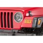 Grilles de feux inox avant/arrière Jeep Wrangler TJ