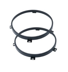 Cerclages de phares noir Jeep Wrangler TJ et JK 0931.19