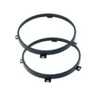 Entourages de phares noir pour Jeep Wrangler TJ 1997 à 2006 & Jeep Wrangler JK 2007 à 2018. 0931.19