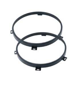 Cerclages de phares noir Jeep Wrangler TJ et JK 0931.19