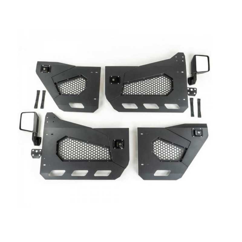 Demi-portes acier Jeep Wrangler JL / 4xe et Gladiator 18 et +