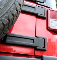 Couvercles de charnière de hayon Jeep Wrangler JK