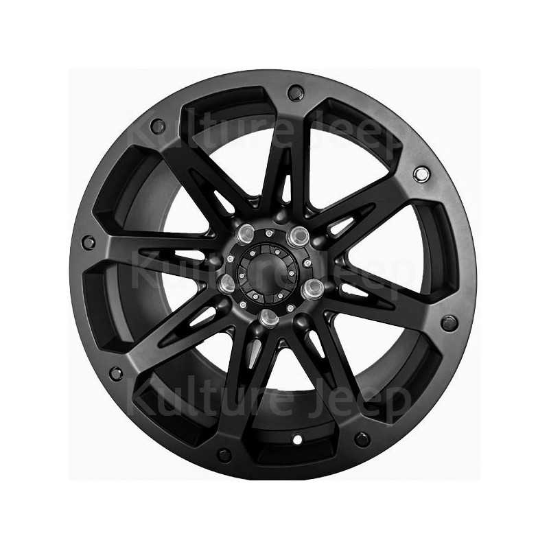 Jante 9X17 OC WHEELS 814 GEN3 Noir Jeep JL / JK / JT / 4xe -12