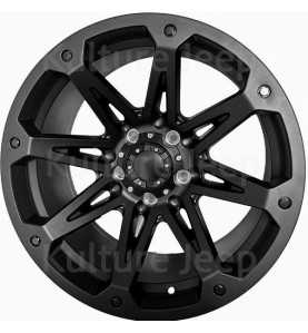 Jante OC Wheel 814 GEN3 Noir 9 X 17 Jeep Wrangler JL / JK & Gladiator JT et Jeep WH/WK/WJ Dép-12 OC218579055012NMB