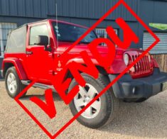 Jeep Wrangler JK rouge diesel occasion à vendre